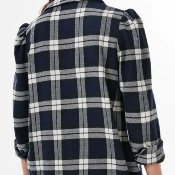 NWT *Sold Out* Tuckernuck Saranac Midnight Plaid Flannel Shirt, XL - Picture 3 of 8